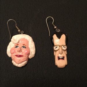 George & Barbara Bush earrings